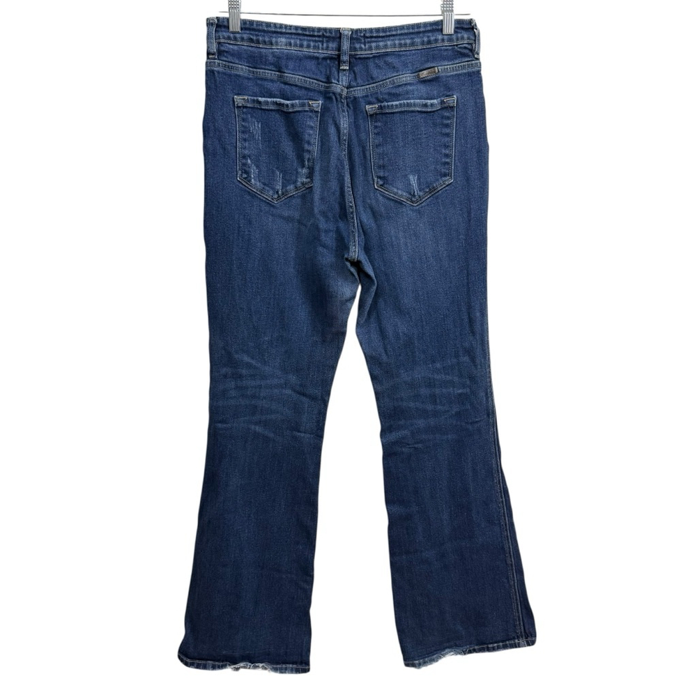 KanCan Bootcut Jeans Size 13/30 Distressed Medium Wash Stretch Denim - Picture 4 of 9
